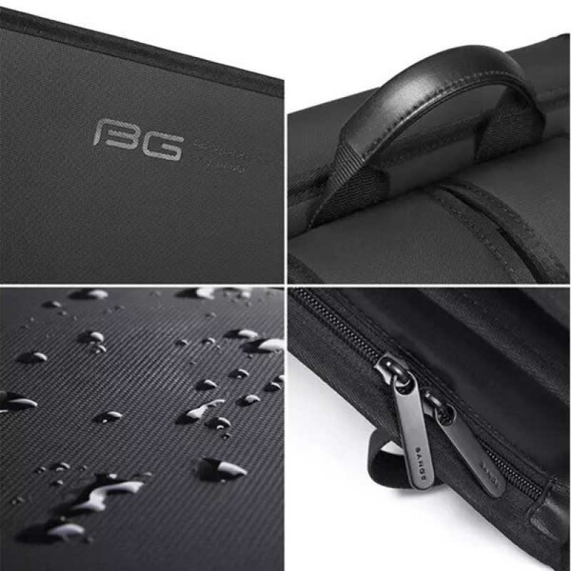کوله پشتی لپ تاپ بنج مدل Bange BG-7252 Men Square Waterproof  مناسب برای لپ تاپ 13.1 تا 14 اینچی