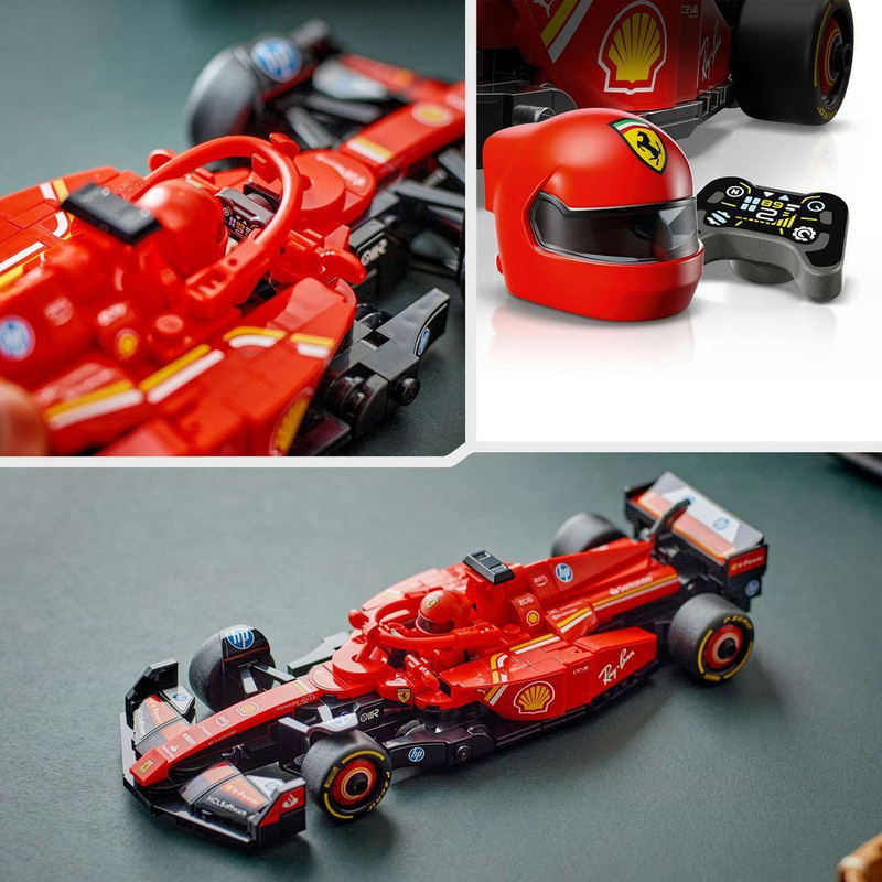 لگو  سری اسپید مدل  Ferrari SF-24 F1 Race Car کد 77242