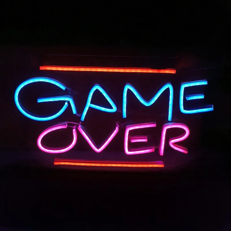 چراغ نئونی طرح Game Over کد 2025