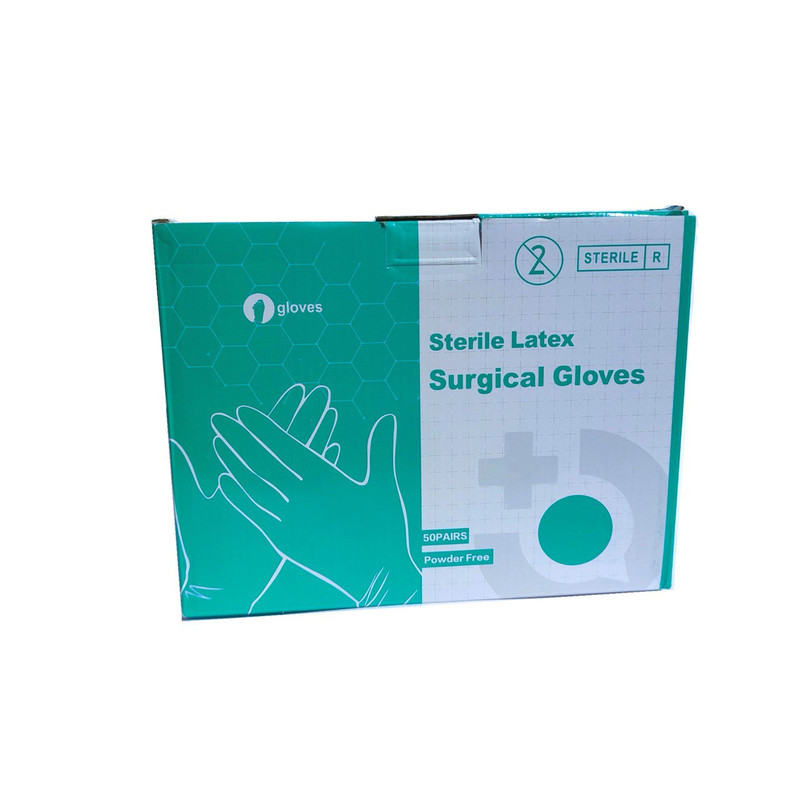 دستکش جراحی غیر پودری مدل PMP106T25 سایز بزرگ (L) بسته 25 عددی