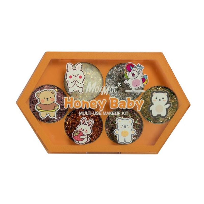 پالت سایه چشم گلیتری مکس مک مدل Honey baby