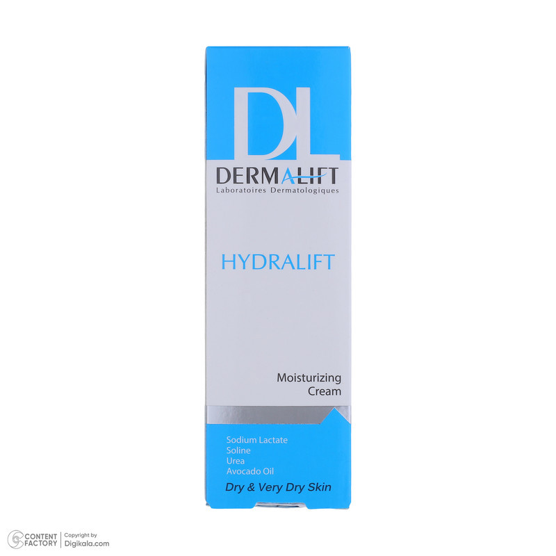 کرم مرطوب کننده صورت درمالیفت مدل HYDRALIFT مناسب پوست‌های خشک حجم 50 میلی لیتر