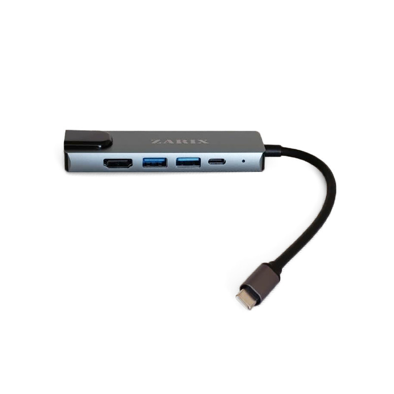 هاب 5 پورت USB-C زاریکس مدل Z5 Pro