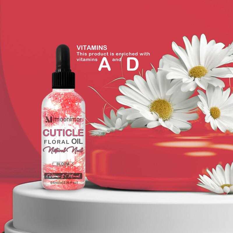 روغن کوتیکول ناخن مونیمار مدل Floral Bloom حجم 64 میلی لیتر