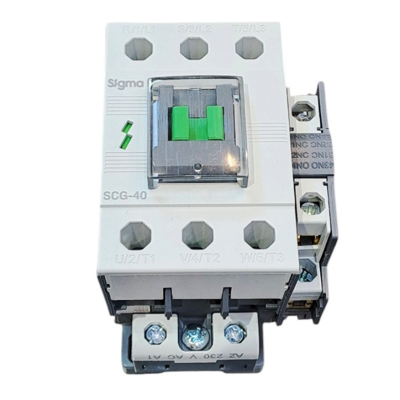 کنتاکتور 40 آمپر سه فاز سیگما کد SCG-40