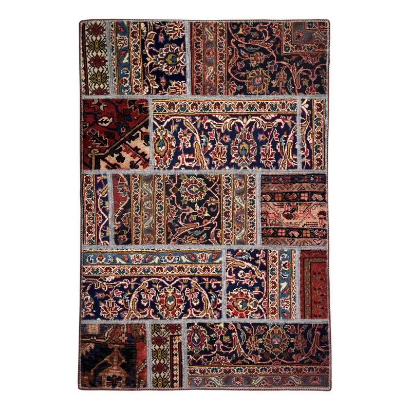 کلاژ فرش دستباف 1.5 متری کد NKP.RJ50