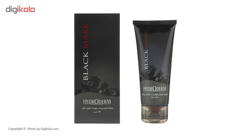 ماسک لایه بردار هیدرودرم مدل Black حجم 60 میلی لیتر