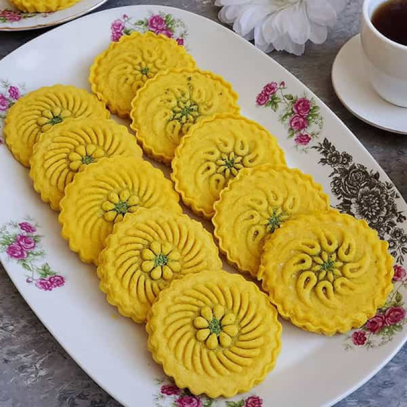 کاتر شیرینی پزی به گز مدل کلمپه