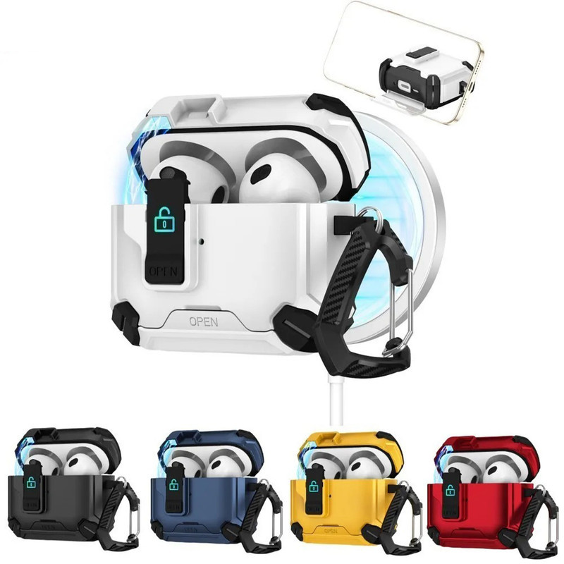 کاور سامورایی مدل Quad-22 مناسب برای کیس اپل ایرپاد Airpods 4