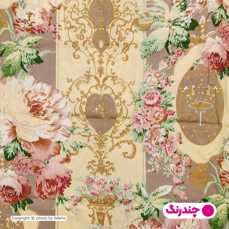 روکش لحاف فیلور آدنو مدل گلپری کد FI77 یک نفره سایز 160x220 سانتی‌متر