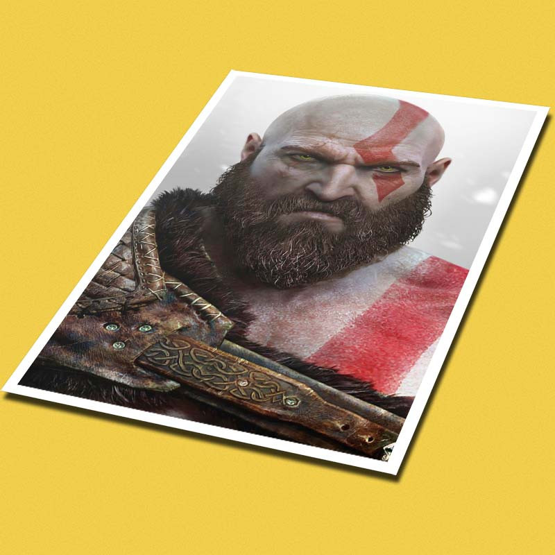 پوستر کارنيکا طرح گاد اف وار God of War کد 89308 مجموعه 8 عددی
