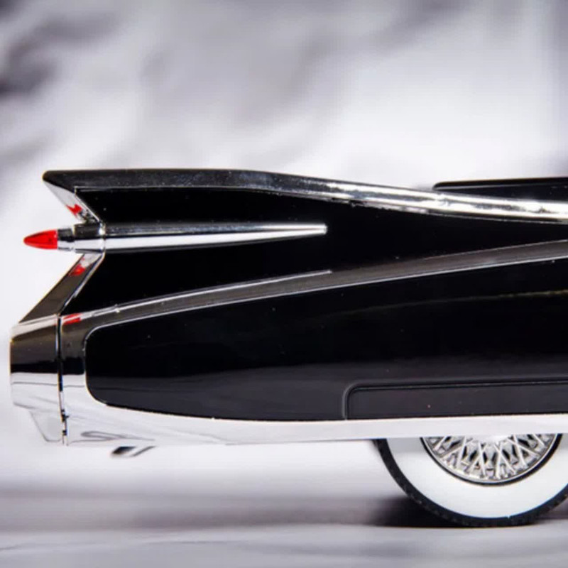 ماکت ماشین ناب سل مدل کادیلاک الدورادو کروک فلزی موزیکال چراغدار عقب کش کد Cadillac Eldorado Metal Musical Lighted Car