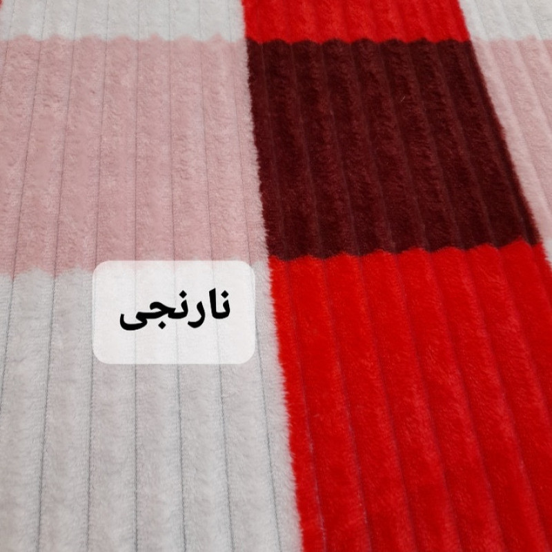 پتو مسافرتی مدل پلیسه کد w 200 سایز 200× 150 سانتی متر
