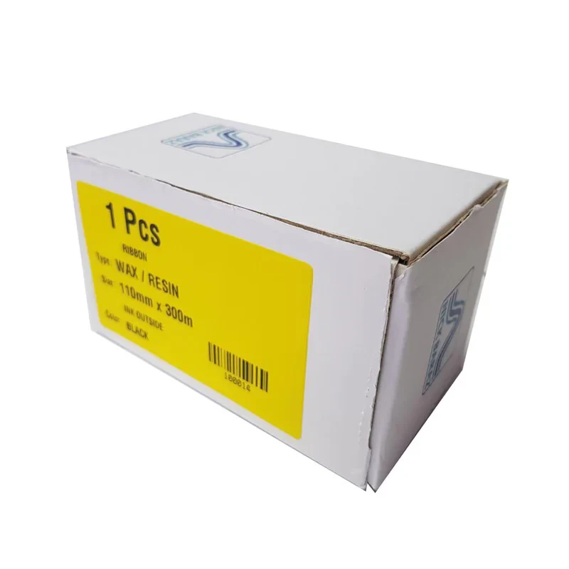 ریبون پرینتر لیبل زن نیک براز مدل WAXRESIN 110mm x 300m