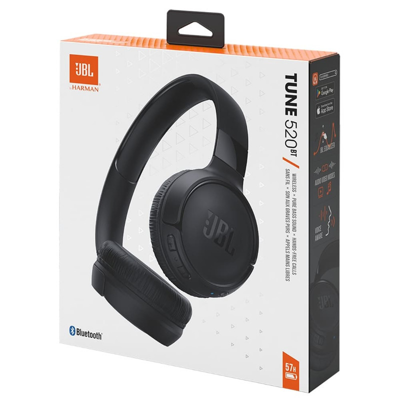 هدفون بلوتوثی جی بی ال مدل Tune 520BT با نویز کنسلینگ میکروفون (ENC)، درگاه شارژ USB Type-C، دارای قابلیت اتصال به چند دستگاه به صورت همزمان، پشتیبانی از دستیار صوتی
