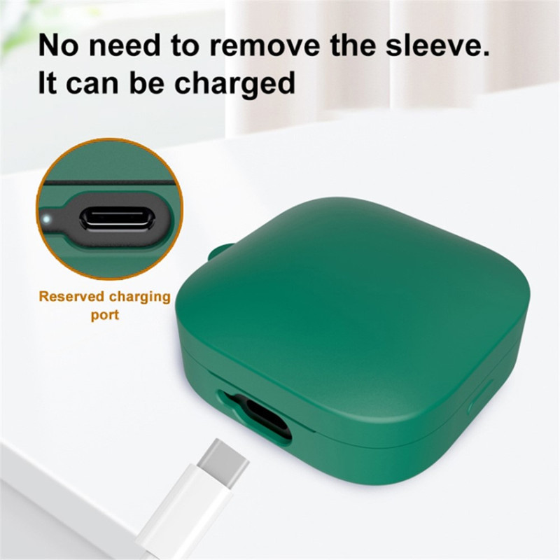 کاور آکوآرا مدل Silicone مناسب برای کیس هدفون شیائومی Redmi Buds 6 Active