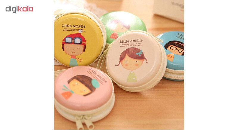 کیف هندزفری مدل LA02 طرح Little Amelie