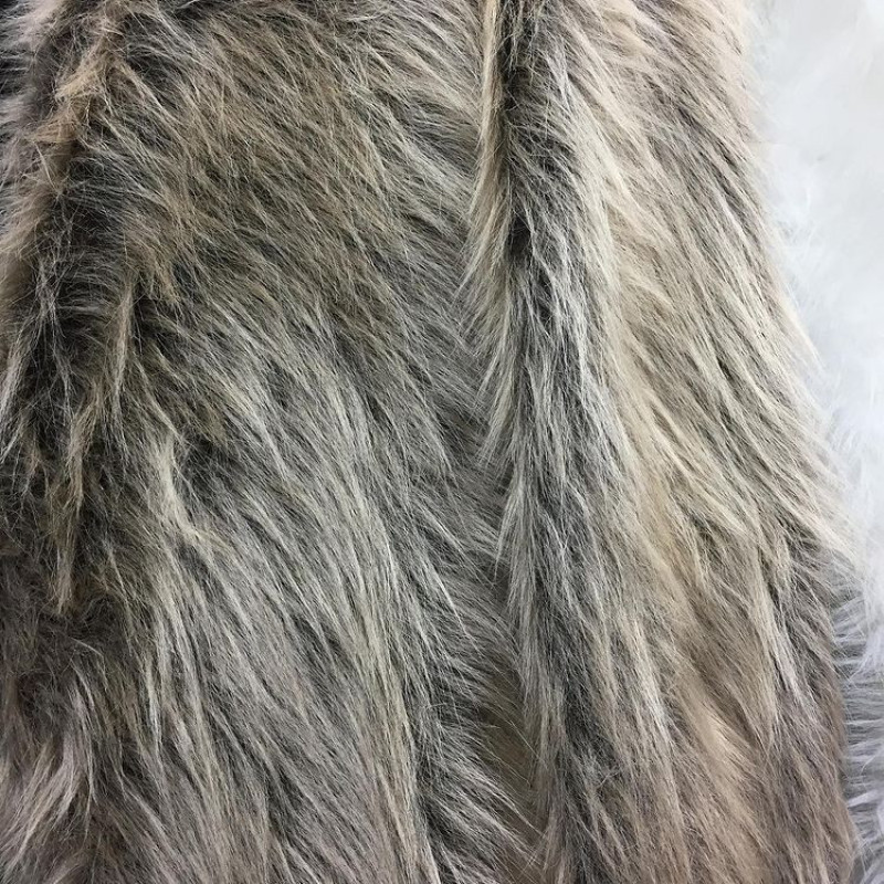 شال مبل و تخت طرح خز سایز 100x180 سانتی متر