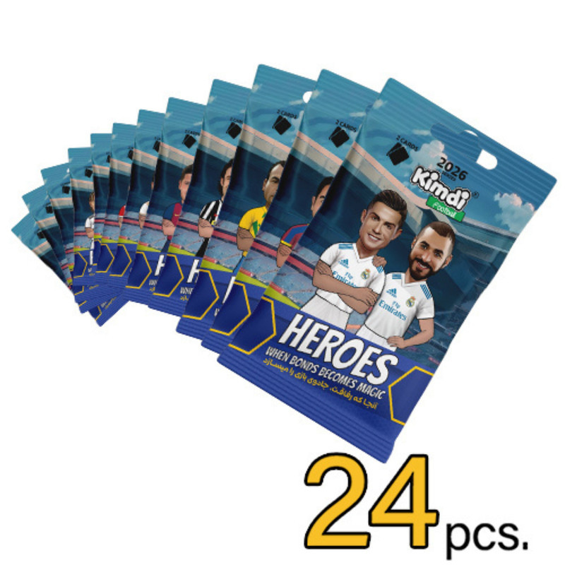 اسباب بازی شانسی کیمدی مدل 2026 Heroes مجموعه 24 عددی