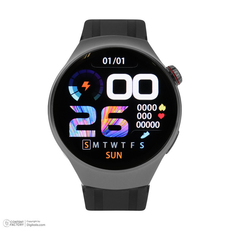 ساعت هوشمند 44 میلی متری اوتل مدل G7 MAX با بند سیلیکونی
