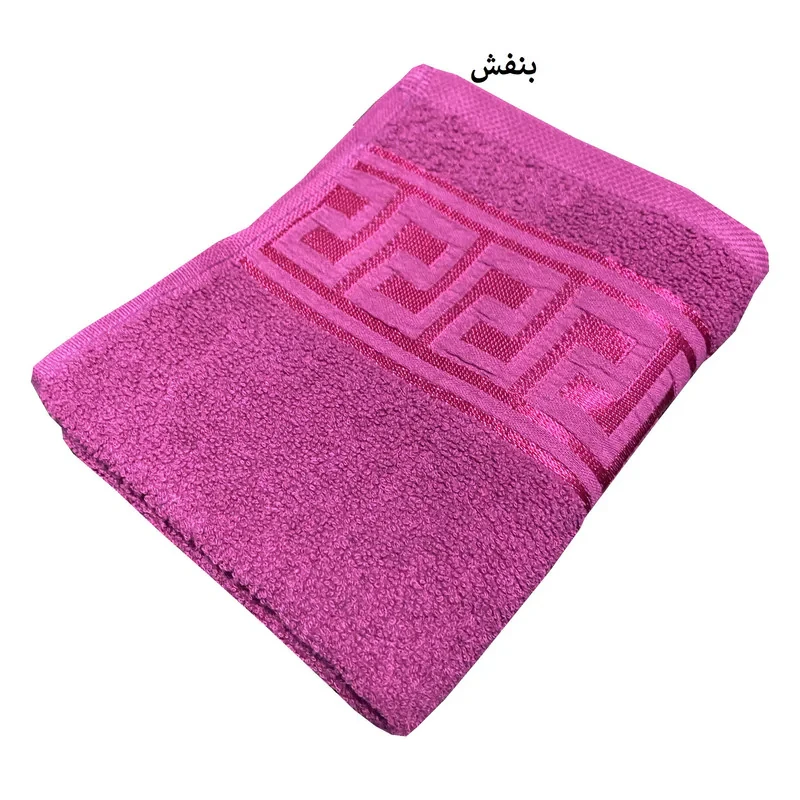 حوله دستی بهباف آذر کد 1821 سایز 30×58 سانتی متر