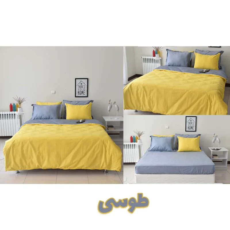 سرویس ملحفه بومرنگ مدل SimpleSet دونفره 6 تکه