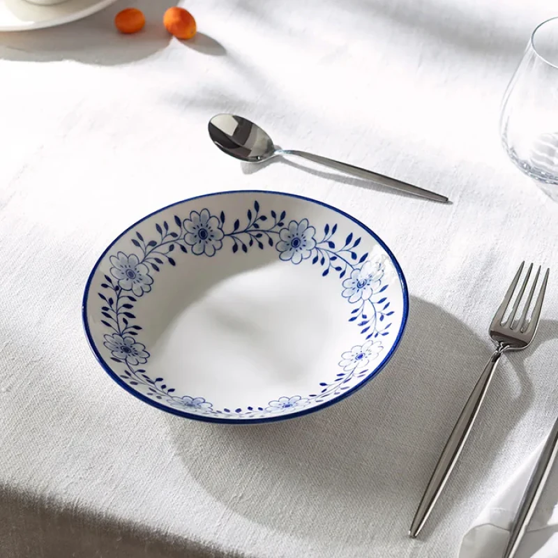 بشقاب خورش خوری مادام کوکو مدل Reve Bleu Floral 20