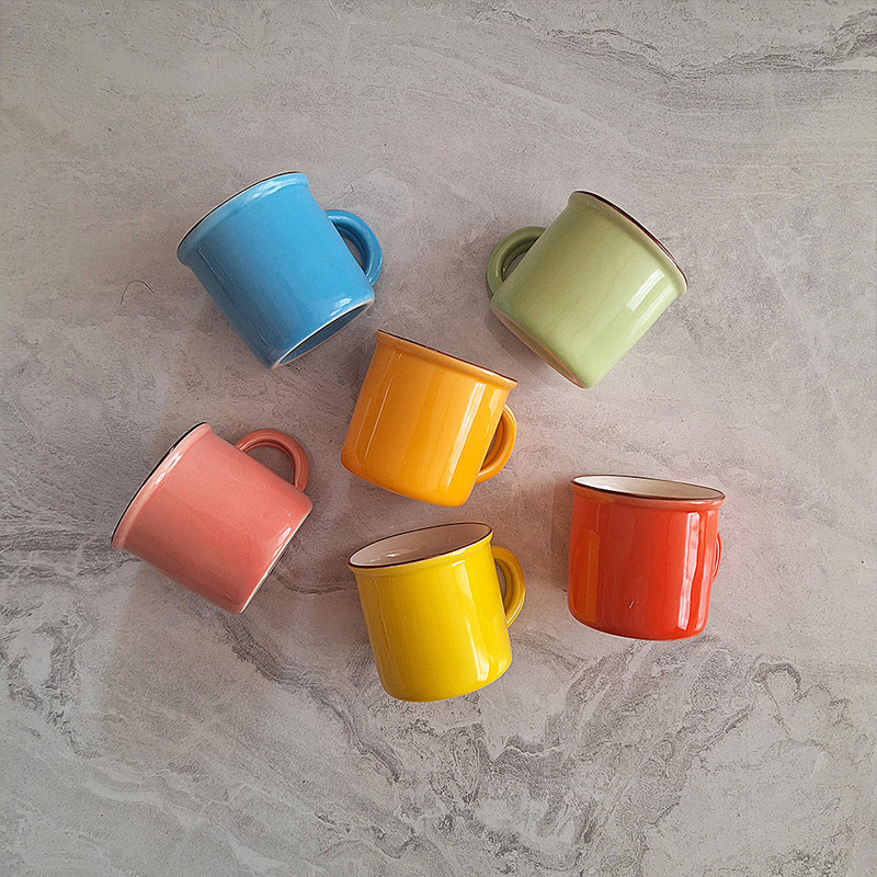 فنجان مدل قهوه خوری کد colorful بسته 6 عددی