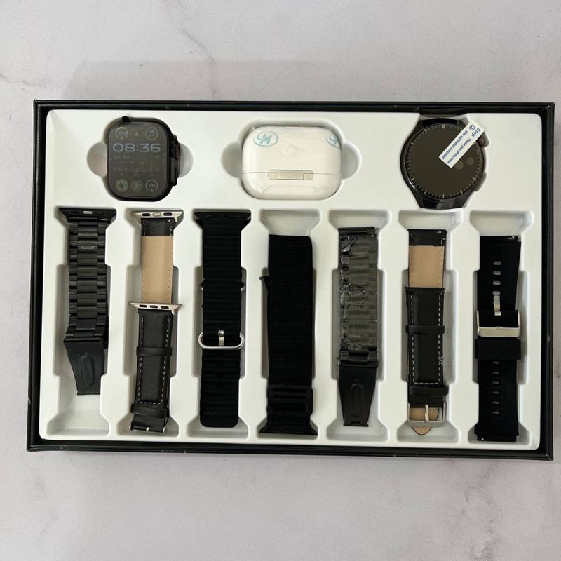 ساعت هوشمند رموجت مدل i80 Suit Extremc بسته 2 عددی به همراه هدفون بلوتوثی
