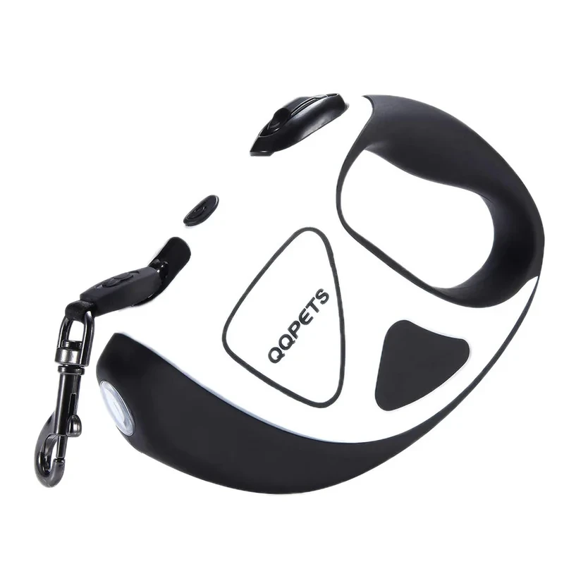 بند قلاده سگ مدل lks2030-blackwhite با چراغ LED