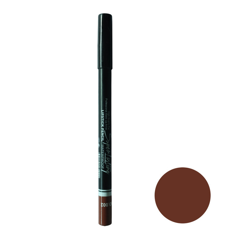 مداد لب سوپر لستینگ مدل waterproof شماره 02