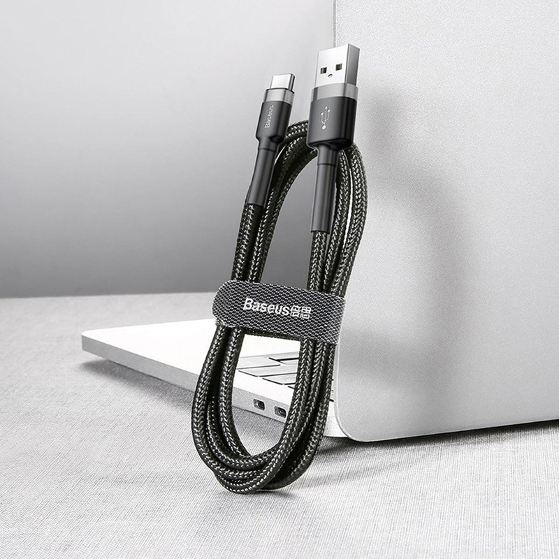 کابل تبدیل USB به USB-C باسئوس مدل CAFULE CATKLF-BG1 طول 1 متر