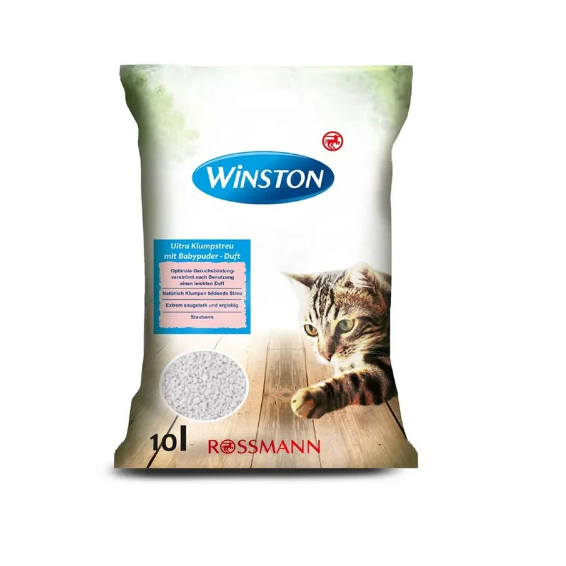 خاک بستر گربه وینستون مدل گرانولی WINSTON 8 DIGIA وزن 8 کیلوگرم