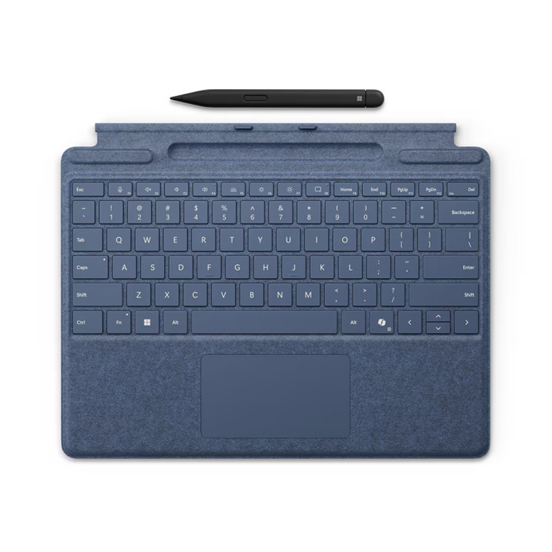 کیبورد تبلت مایکروسافت مدل Surface Pro Copilot Keyboard with Slim Pen 2 مناسب برای تبلت مایکروسافت سرفیس Pro 8Pro 9Pro 10Pro 11 به همراه قلم اسلیم 2