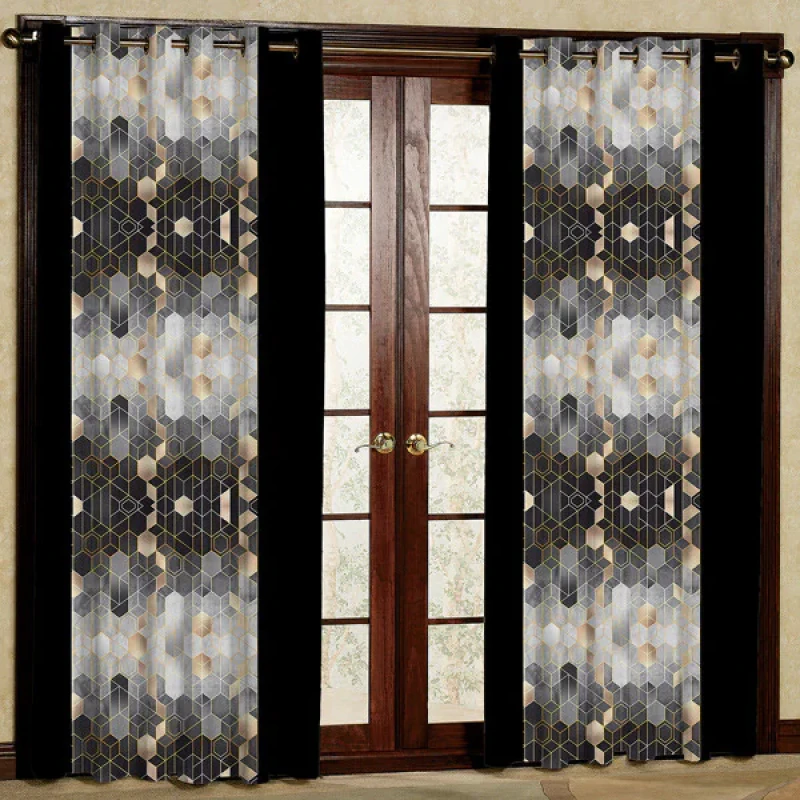 پرده مدل مخمل پانچی کد 7656 سایز 280x140 سانتی متر