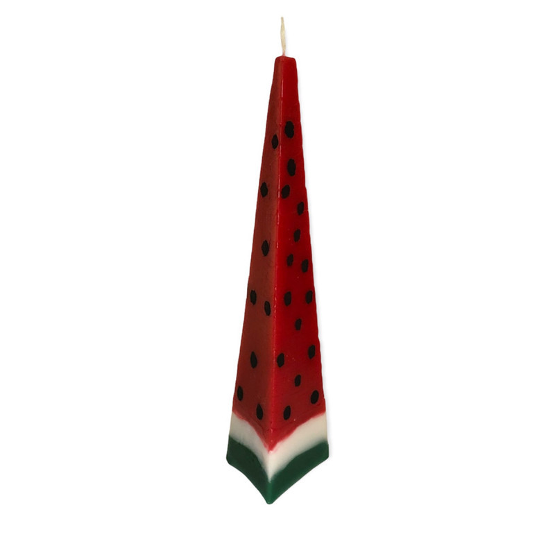 شمع مدل هندوانه کد D_1335 بسته 2 عددی