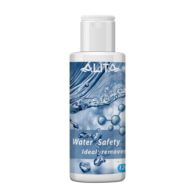 محلول خنثی‌کننده آب آکواریوم آلیتا مدل Water Safe حجم 120 میلی‌لیتر