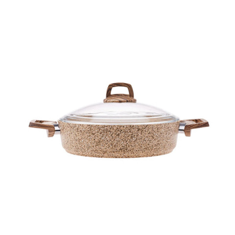 تابه کاراجا مدل Wood BioGranit سایز 26