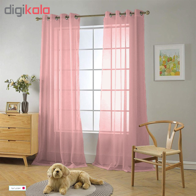 پرده مدل حریر N110 سایز 280×150 سانتی متر