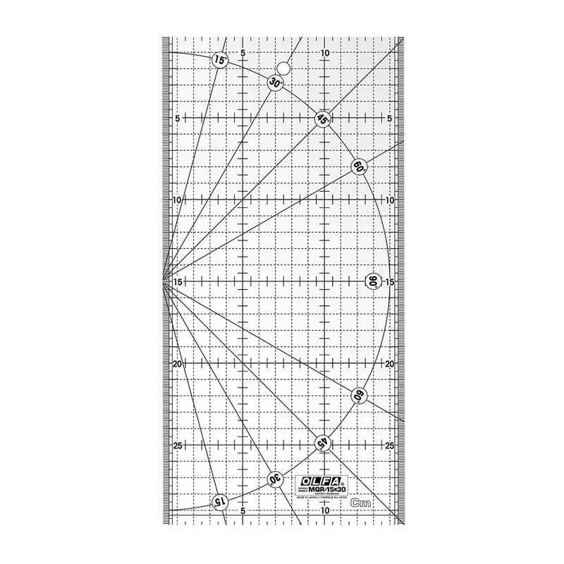 خط کش الفا کد MQR-15*30