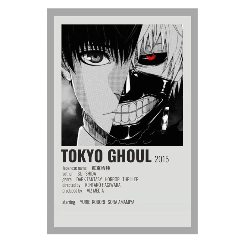 پوستر مدل کانکی Kaneki طرح انیمه توکیو غول Tokyo ghoul کد 440