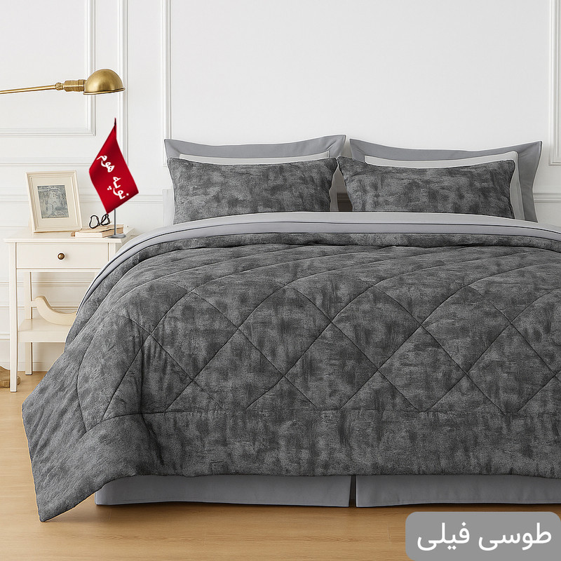 سرویس روتختی 2 نفر 8 تکه نوپه هوم مدل مخمل آرتمیس 28