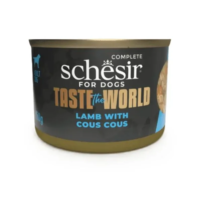 کنسرو شسیر سگ بالغ مدل Taste the world طعم بره وزن 150 گرم