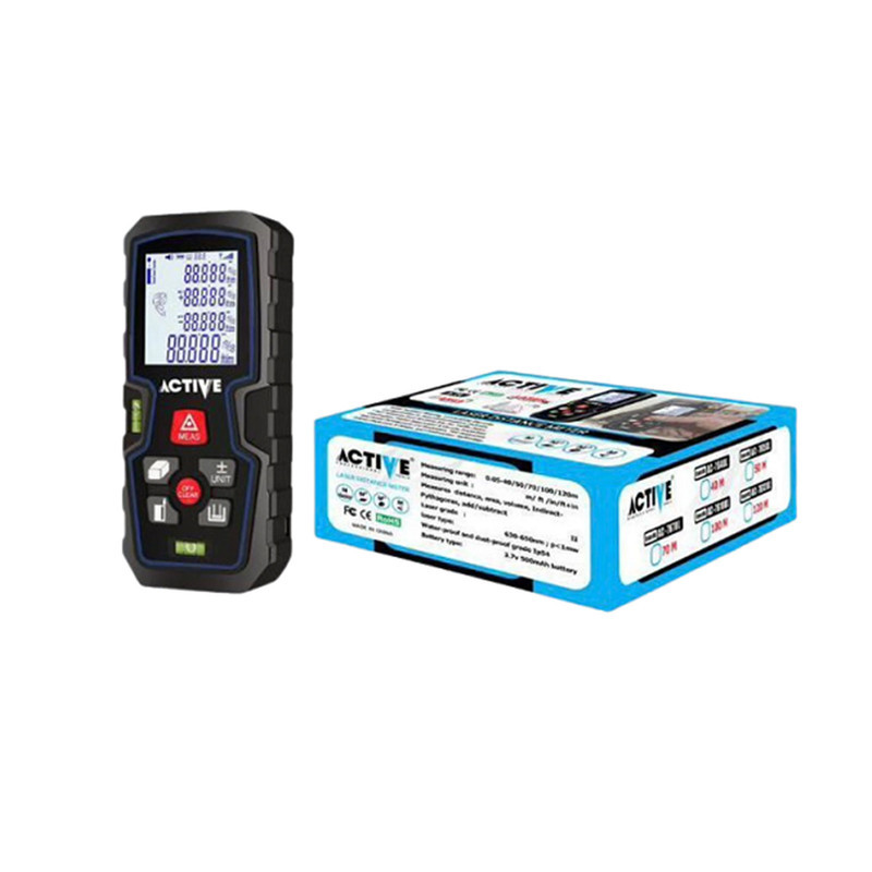 متر لیزری شارژی اکتیو تولز مدل AC-7650L