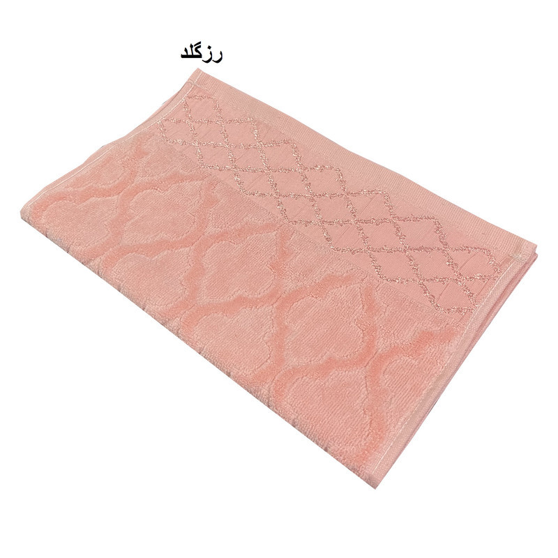حوله دست و صورت ماندگار مدل MQ سایز 60x30 سانتی متر