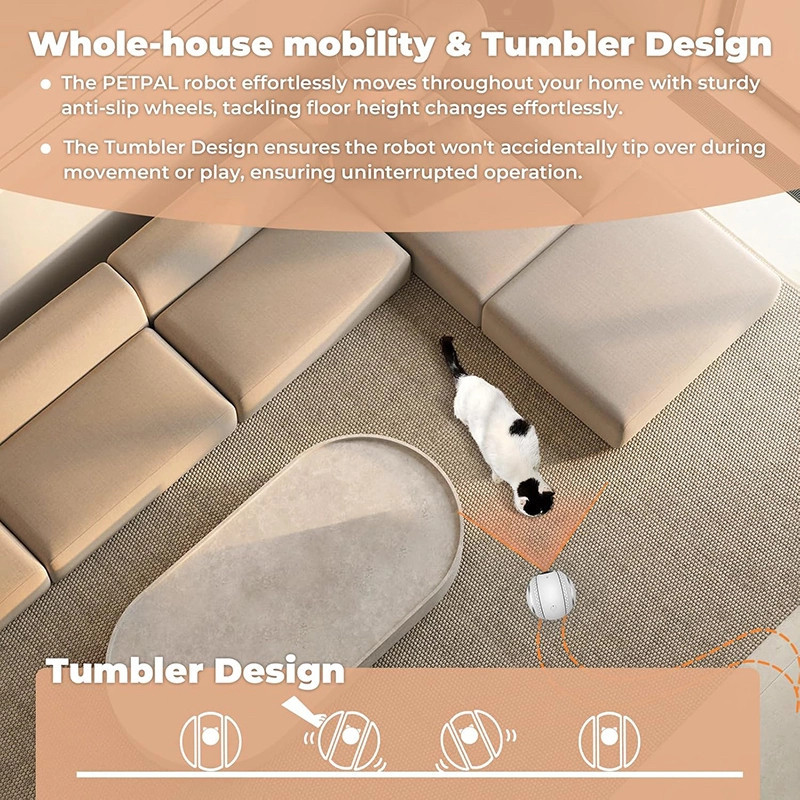 دوربین رباتیک حیوانات خانگی کیت پلاس مدل Petpal Robot