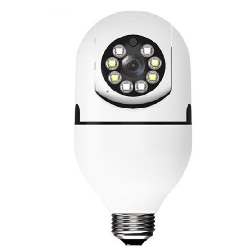دوربین امنیتی آنالوگ بی‌سیم مدل V380 با رزولوشن Full-HD 1080، حسگر CMOS، زاویه دید 110 درجه، قابلیت چرخش Pan و Tilt، بزرگنمایی اپتیکال و دیجیتال، دید در شب، ضبط صدا، شیار و محفظه کارت حافظه، سنسور حرکتی و اتصال به گوشی