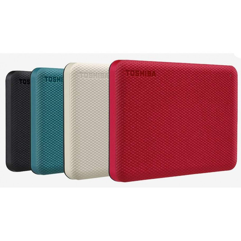 هارد اکسترنال توشیبا مدل Canvio Advance ظرفیت دو ترابایت دارای رابط USB Type-A 3.2