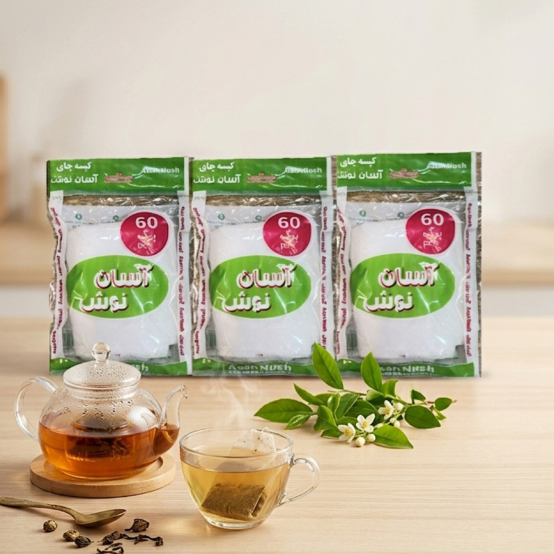 فیلتر چای آسان نوش کد 60M سه بسته 60 عددی