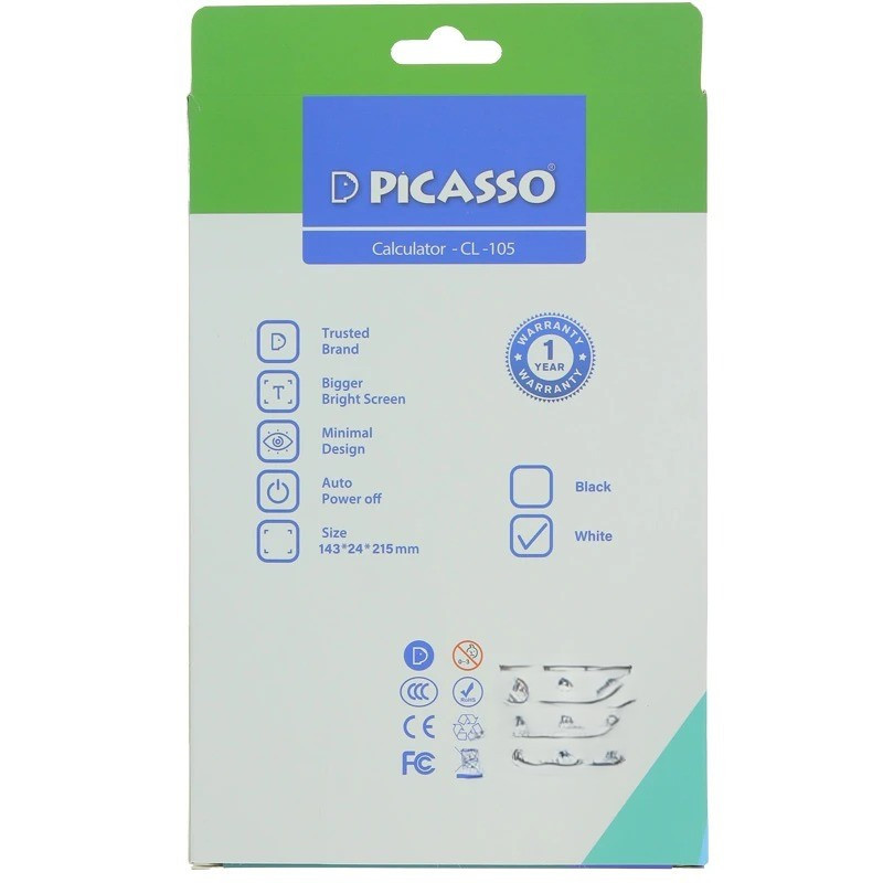 ماشین حساب پیکاسو مدل cl-105